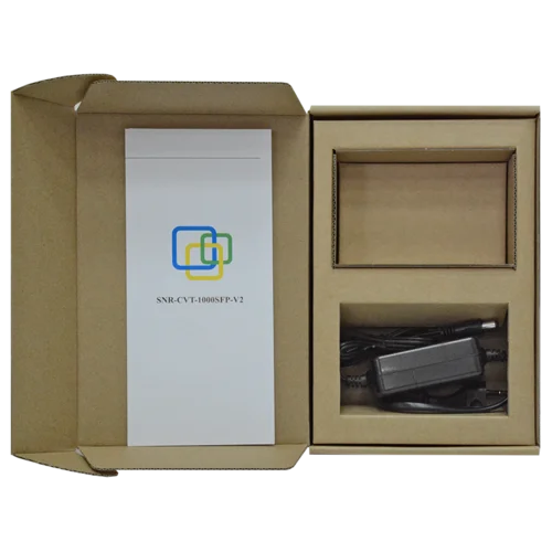 Медиаконвертер 10/100/1000-Base-T / 1000Base-FX с SFP-портом