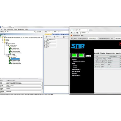 Медиаконвертер 10GbE XFP / XFP