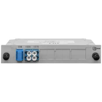 Мультиплексор CWDM одноволоконный 2-канальный, (trx:1550/1530, 1570/1510), в пластиковом слоте