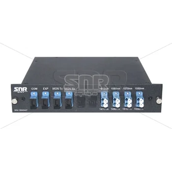 Мультиплексор CWDM одноволоконный 4-х канальный, (trx:1610-1550, 1470-1530), Monitor, UPG