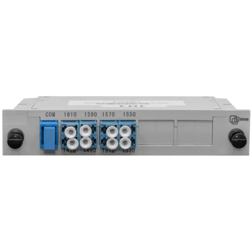 Мультиплексор CWDM одноволоконный 4-канальный (trx:1610-1550, 1470-1530), в пластиковом слоте