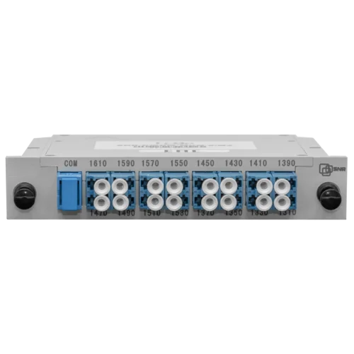 Мультиплексор CWDM одноволоконный 8-канальный (trx:1610-1390, 1470-1310), в пластиковом слоте