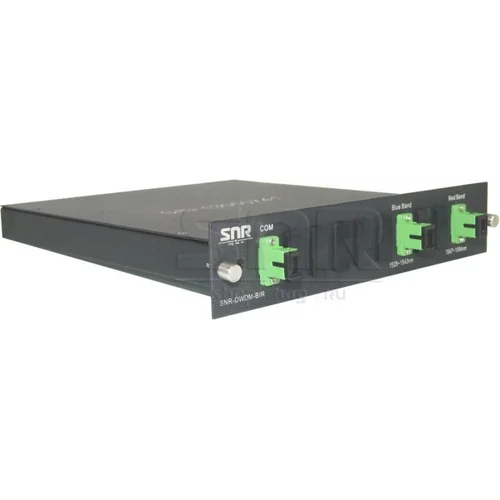 DWDM-фильтр диапазонов "Blue" (1528...1543nm) и "Red" (1547...1564nm) в 1/2U слоте