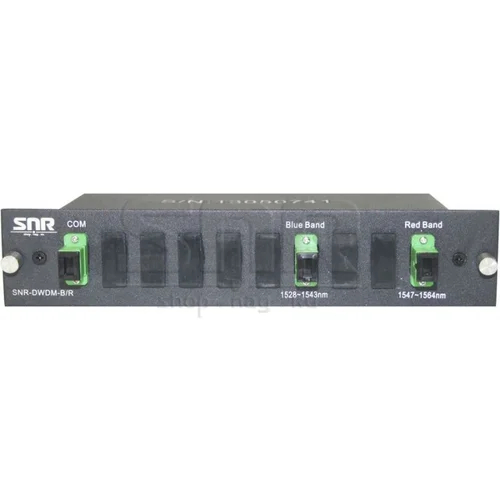 DWDM-фильтр диапазонов "Blue" (1528...1543nm) и "Red" (1547...1564nm) в 1/2U слоте