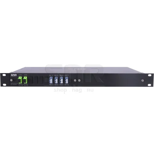 Мультиплексор DWDM двухволоконный 4-канальный в 1/2-слоте