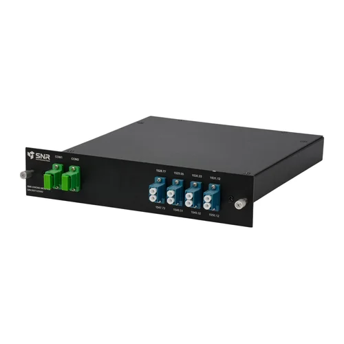 Мультиплексор DWDM двухволоконный 4-канальный в 1/2-слоте
