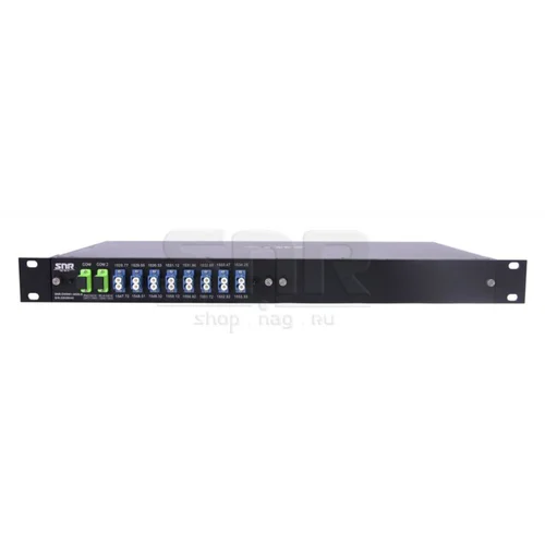 Мультиплексор DWDM двухволоконный 8-канальный в 1/2-слоте