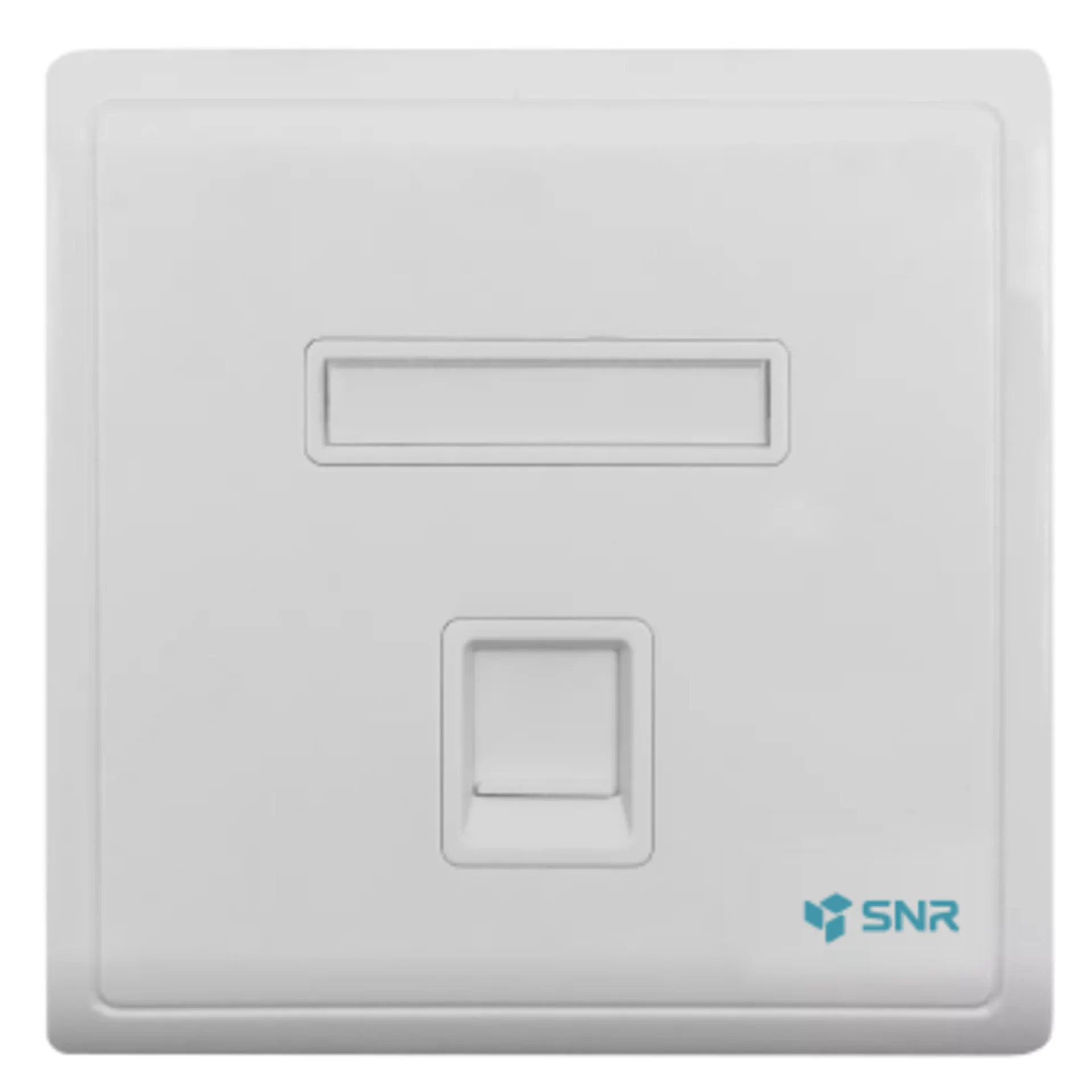 Абонентская розетка SNR, встраиваемая, под модули Keystone, 1 порт