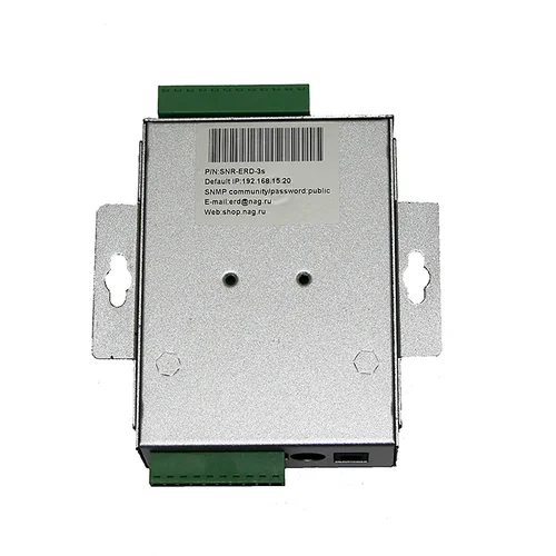 Устройство удалённого контроля и управления SNR-ERD-3s, металл корпус, блок питания, крепление DIN