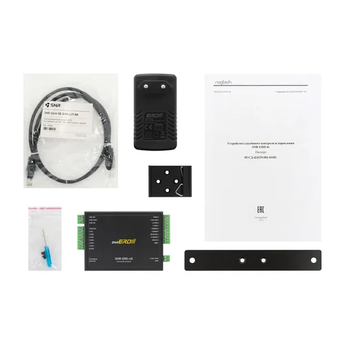 Устройство удалённого контроля и управления SNR-ERD-4s, металл корпус, крепление DIN