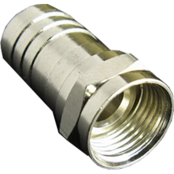 Разъем для коаксиального кабеля RG6 (Crimp) (100шт)