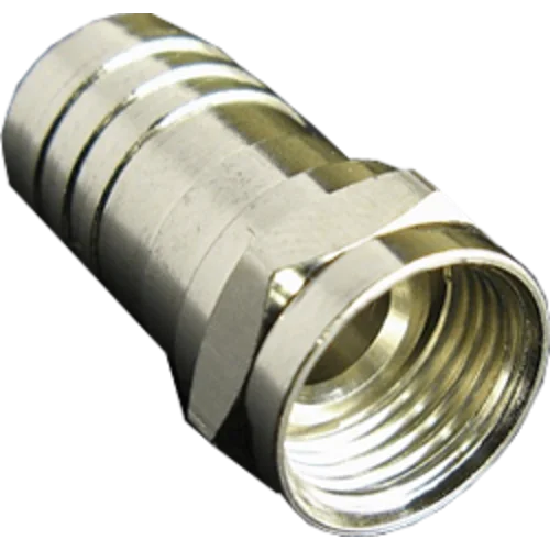 Разъем для коаксиального кабеля RG6 (Crimp) (100шт)