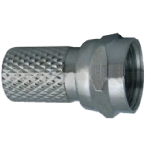 Разъем для коаксиального кабеля RG6 (Twist) (100шт)