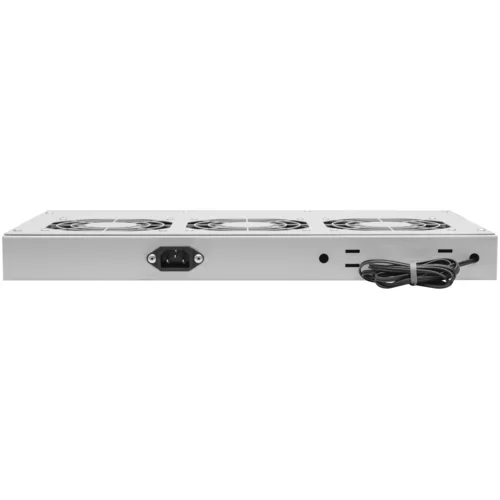 Модуль вентиляторный 19", 3 вентилятора, регулируемая глубина 230-415мм, с цифровым терморегулятором