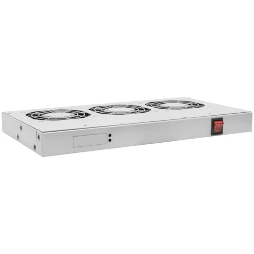 Модуль вентиляторный 19", 3 вентилятора, регулируемая глубина 230-415мм, без терморегулятора