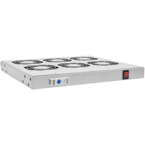 Модуль вентиляторный 19", 6 вентиляторов, регулируемая глубина 460-830мм, с термостатом