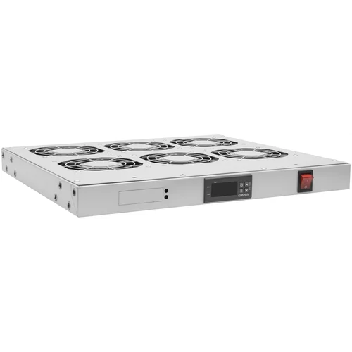 Модуль вентиляторный 19", 6 вентиляторов, регулируемая глубина 460-830мм, с цифровым терморегулятором