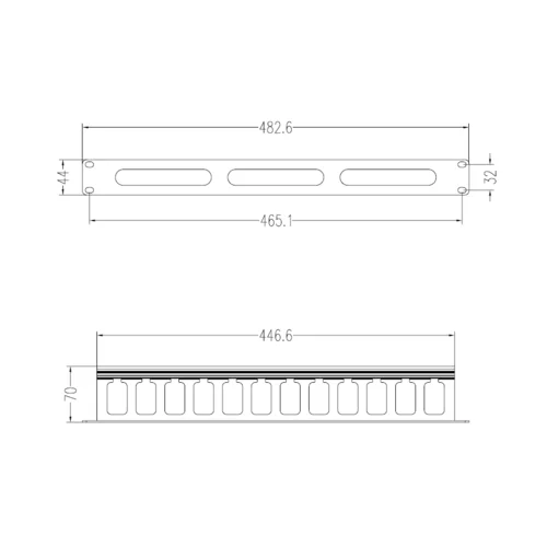 Кабельный органайзер SNR-FB-ORG-8
