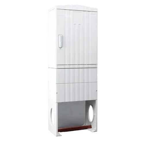 Стеклопластиковый шкаф напольный с монтажной панелью, 600х1765х320мм, IP54