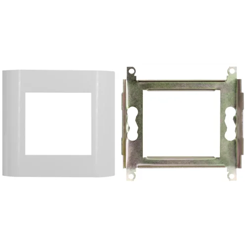 Лицевая панель 80х80 мм для модулей 45x45 металлический каркас