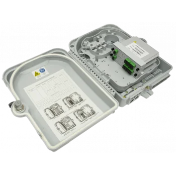 Коробка распределительная оптическая SNR-FTTH-FDB-24A (укомплектованная 2 делителями 1х4)