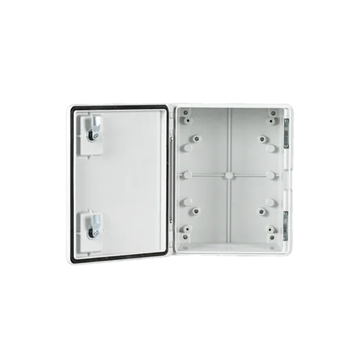 Стеклопластиковый шкаф навесной с монтажной панелью, 300х400х200мм, IP65