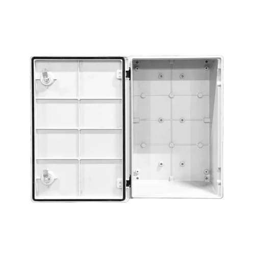 Стеклопластиковый шкаф навесной с монтажной панелью, 400х600х200мм, IP65