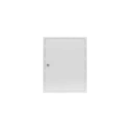 Универсальный настенный шкаф, встраиваемый, 19" крепление 2U, монтажная площадка, 4 рейки DIN 35 (54 места)