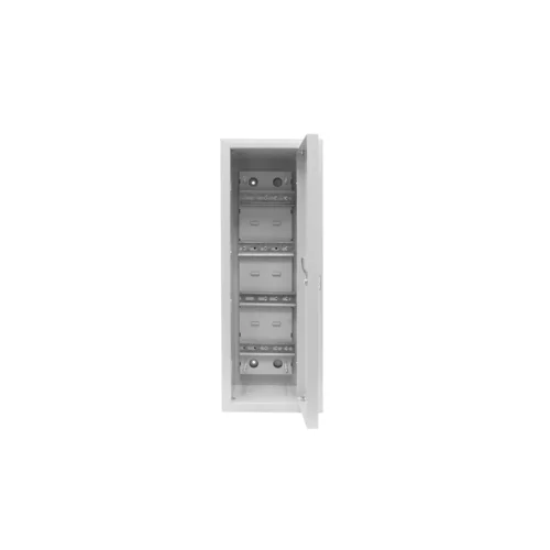 Универсальный настенный шкаф, встраиваемый, монтажная площадка, 4 рейки DIN 35 (21 место)