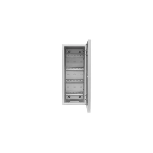 Универсальный настенный шкаф, встраиваемый, монтажная площадка, 4 рейки DIN 35 (21 место)