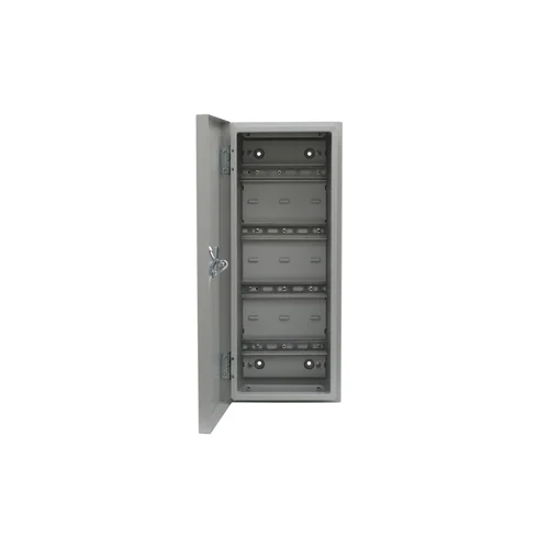 Универсальный настенный шкаф, накладной, монтажная площадка, 4 рейки DIN 35 (27 мест)