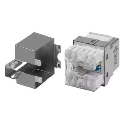 Модуль Keystone Jack SNR, экранированный, cat.5e, горизонтальная заделка, упаковка 6шт.