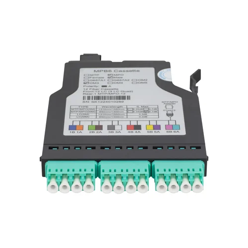 Кассета распределительная MPO/UPC на 12LC/UPC портов OM3 для SNR-CMP-KX-C-144P