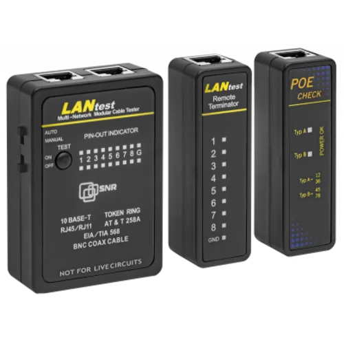 Сетевой тестер SNR-LP-01 с функцией PoE