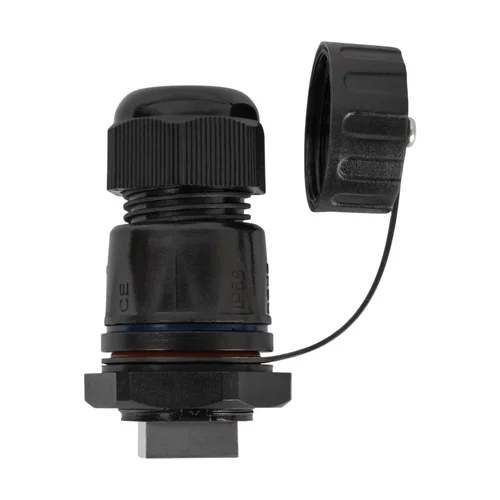 Герметичный соединитель для RJ-45 8P8С проходного типа, cat.6, IP-68