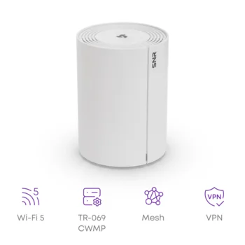 Wi-Fi mesh роутер SNR AC1200, 802.11a/b/g/n/ac, 2xGE RJ45