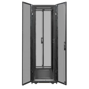 Напольный серверный шкаф серии Metal Box 48U 600х1200, передняя и задняя двухстворчатая дверь