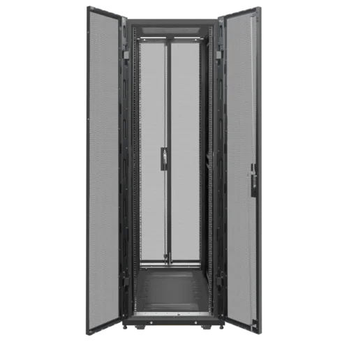 Напольный серверный шкаф серии Metal Box 48U 800х1200, передняя и задняя двухстворчатая дверь