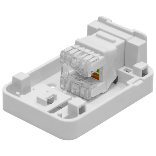 Корпус настенной розетки SNR под модули KeyStone, 1 порт
