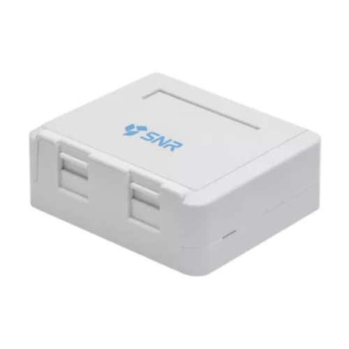 Корпус настенной розетки SNR под модули KeyStone, 2 порта