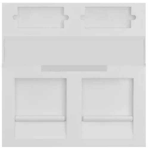 Вставка SNR под модули KeyStone, 2 порта, 45х45мм