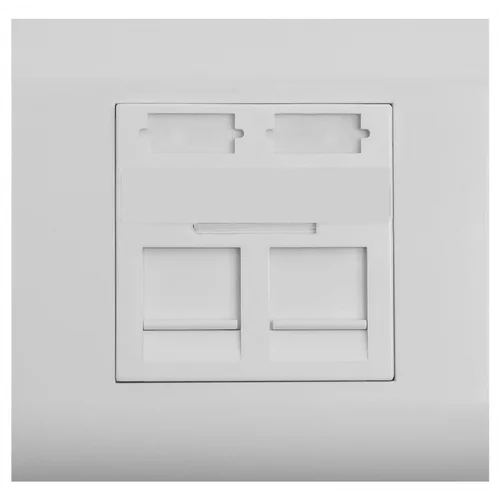 Вставка SNR под модули KeyStone, 2 порта, 45х45мм