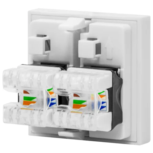 Вставка SNR под модули KeyStone, 2 порта, 45х45мм