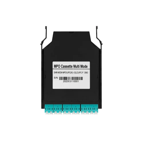 Кассета распределительная MPO/UPC на 12LC/UPC портов MM для SNR-CMP-144P-FL