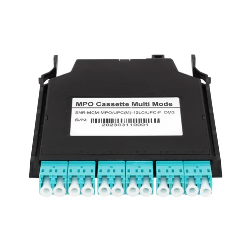 Кассета распределительная MPO/UPC на 12LC/UPC портов MM для SNR-CMP-144P-FL