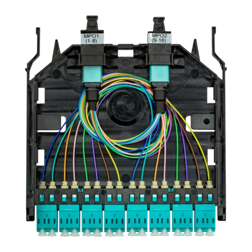 Кассета распределительная MPO/UPC на 16LC/UPC портов MM для SNR-CMP-144P