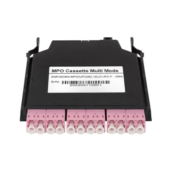 Кассета распределительная MPO/UPC на 12LC/UPC портов MM (OM4) для SNR-CMP-144P-FL