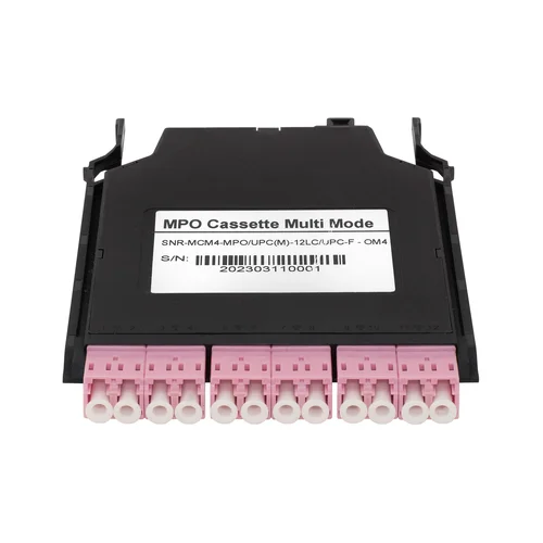 Кассета распределительная MPO/UPC на 12LC/UPC портов MM (OM4) для SNR-CMP-144P-FL