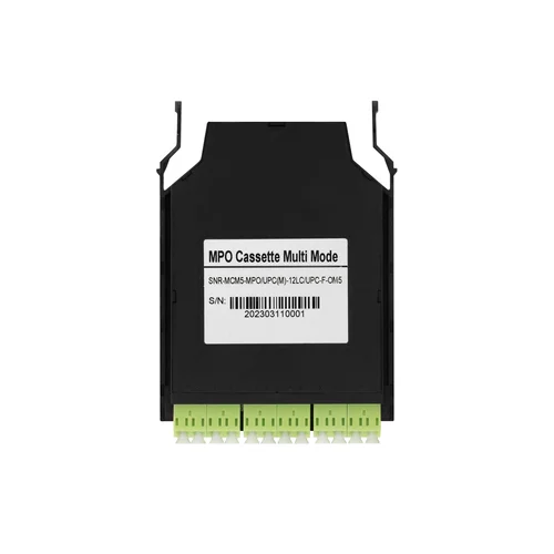 Кассета распределительная MPO/UPC на 12LC/UPC портов MM (OM5) для SNR-CMP-144P-FL