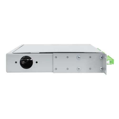 Кросс оптический 19" (ШКОС) укомплектованный на 24 SC/APC порта (комплект с розетками и пигтейлами)